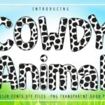 Cowdy Font - Featured Image