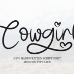 Cowgirl Font - Featured Image