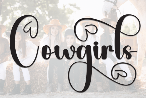 Cowgirls Font - Featured Image