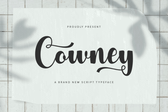 Cowney Font - Featured Image