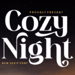 Cozy Night Font - Featured Image