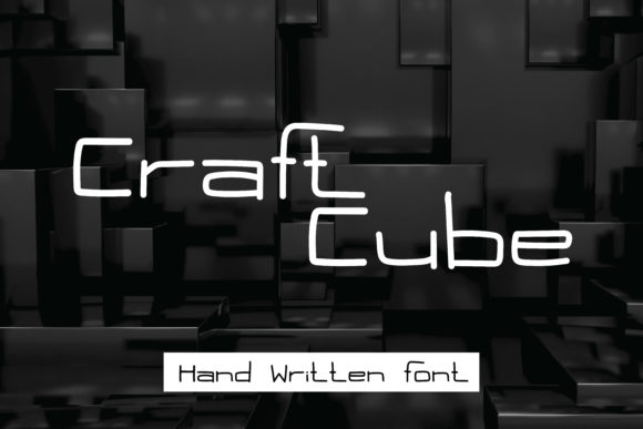 Craft Cube Font - Featured Image