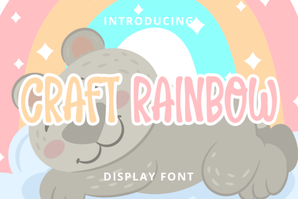 Craft Rainbow Font - Featured Image