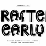 Crafter Early Font - Featured Image