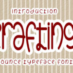 Crafting Font - Featured Image