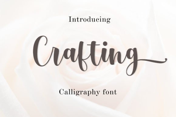 Crafting Font - Featured Image