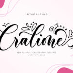 Cralione Script Font Font - Featured Image
