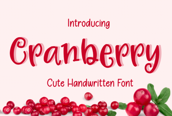 Cranberry Font - Featured Image