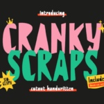 Cranky Scraps Font - Featured Image