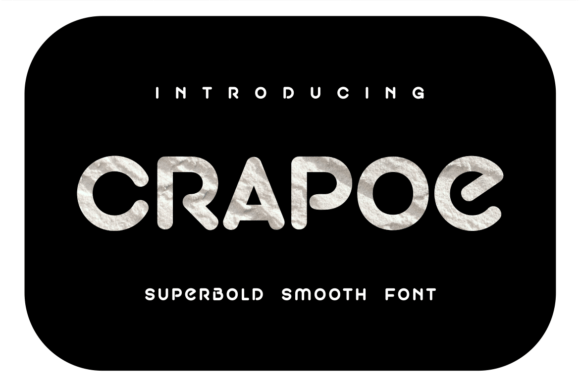 Crapoe Font - Featured Image