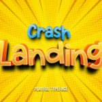 Crash Landing Font - Featured Image
