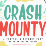 Crash Mounty Font - Featured Image