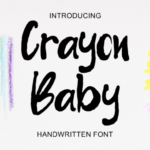 Crayon Baby Font - Featured Image