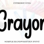 Crayon Font - Featured Image