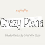 Crazy Pisha Font - Featured Image