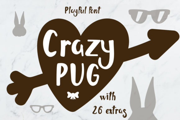 Crazy Pug Font - Featured Image