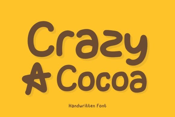 Crazy a Cocoa Font - Featured Image