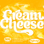 Cream Cheese Font - Featured Image