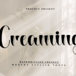 Creaming Font - Featured Image