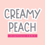 Creamy Peach Font - Featured Image