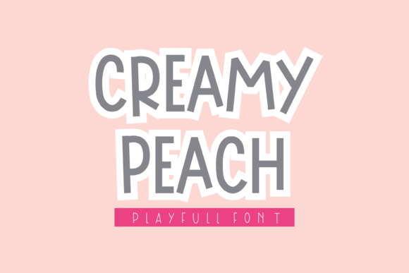 Creamy Peach Font - Featured Image