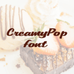 Creamy Pop Font - Featured Image