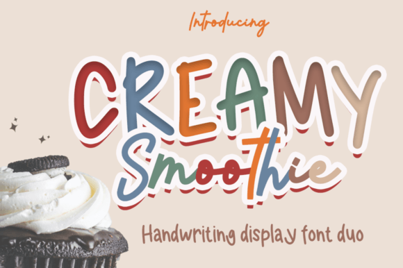 Creamy Smoothie Font - Featured Image