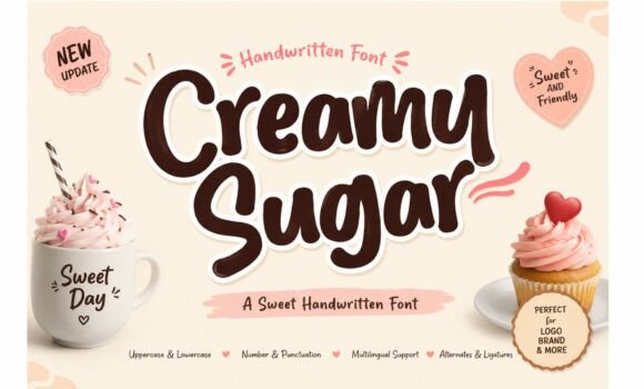 Creamy Sugar Font - Featured Image