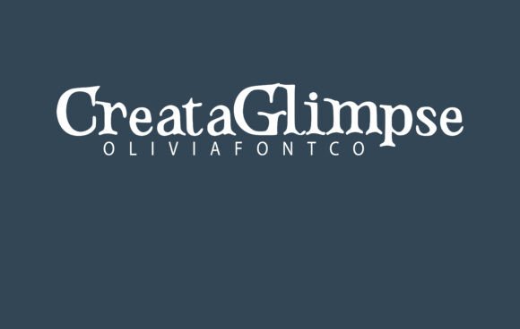 Creataglimpse Font - Featured Image