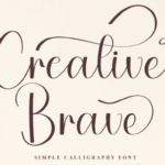 Creative Brave Font - Featured Image