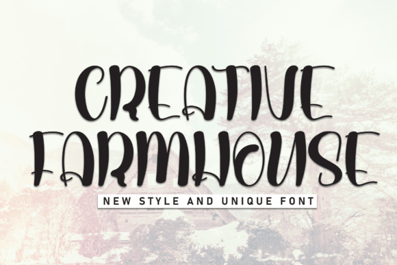 Creative Farmhouse Font - Featured Image