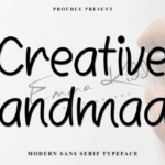 Creative Handmade Font - Featured Image