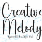Creative Melody Font - Featured Image