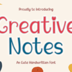 Creative Notes Font - Featured Image