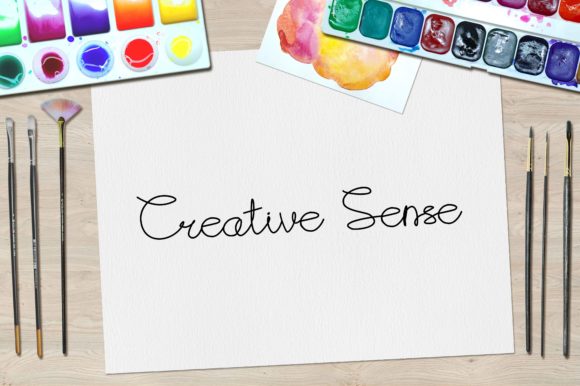 Creative Sense Font - Featured Image