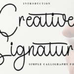 Creative Signature Font - Featured Image
