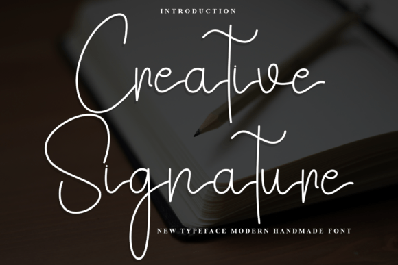 Creative Signature Font - Featured Image