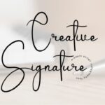 Creative Signature Font - Featured Image