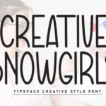 Creative Snowgirls Font - Featured Image