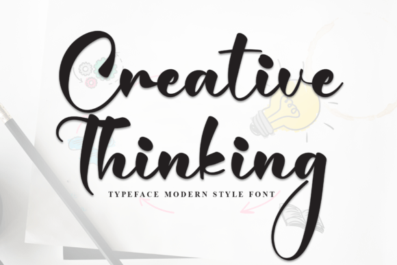 Creative Thinking Font - Featured Image