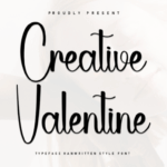 Creative Valentine Font - Featured Image