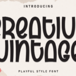 Creative Vintage Font - Featured Image