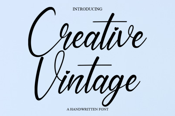 Creative Vintage Font - Featured Image