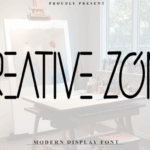 Creative Zone Font - Featured Image