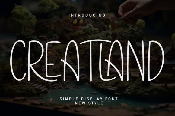 Creatland Font - Featured Image