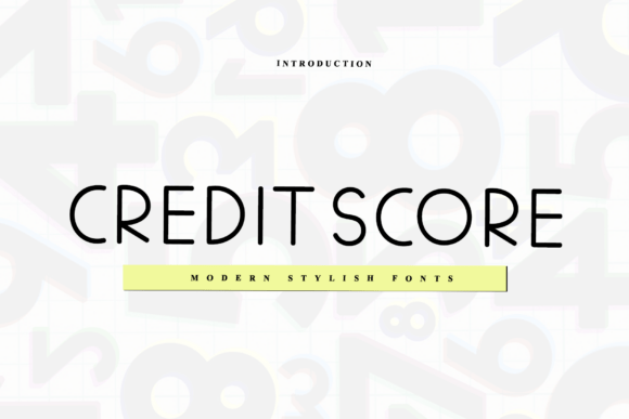 Credit Score Font - Featured Image