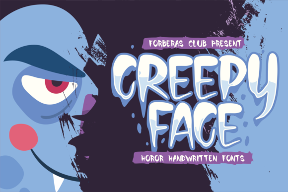 Creepy Face Font - Featured Image