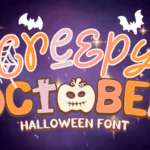 Creepy October Font - Featured Image