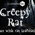 Creepy Rat Font - Featured Image