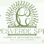 Cresverde Split Monogram Font - Featured Image
